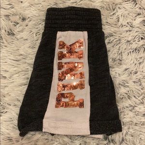 VS PINK sequin shorts